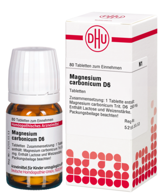 MAGNESIUM CARBONICUM D 6 Tabletten - 80St - L - N