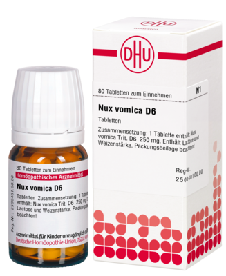 NUX VOMICA D 6 Tabletten - 80St