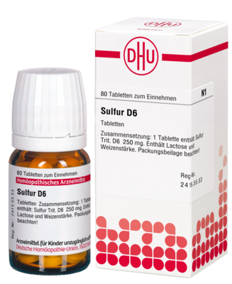 SULFUR D 6 Tabletten - 80St - R - T