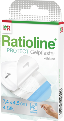RATIOLINE protect Gelpflaster groß - 4St - Gel- & Sprühpflaster