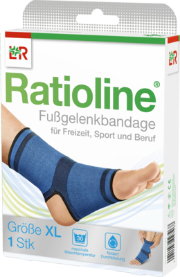 RATIOLINE active Fußgelenkbandage Gr.XL - 1St - Fuß- und Rückenbandagen