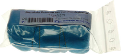 ÜBERSCHUHE Einmal Kunststoff blau - 10St