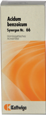 SYNERGON KOMPLEX 66 Acidum benzoicum Tropfen - 50ml