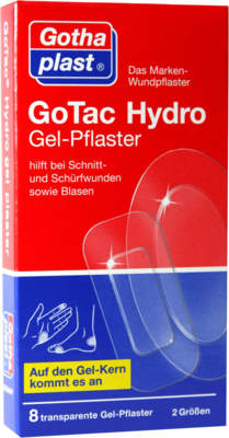 GOTAC HydroGel-Pflaster 2 Größen - 8St