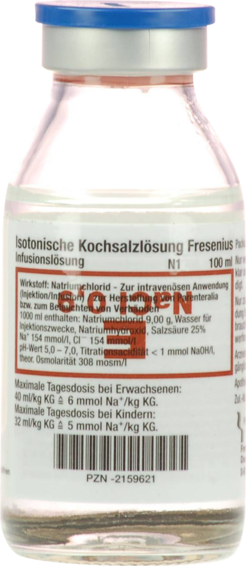 KOCHSALZLÖSUNG 0,9% Glasfl.Fresenius