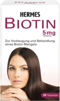 BIOTIN HERMES 5 mg Tabletten - 30St - Biotin