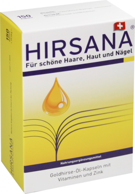 HIRSANA Goldhirse Öl Kapseln - 150St - Für Haut, Haare & Knochen