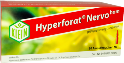 HYPERFORAT Nervohom Injektionslösung - 50X2ml - Unruhe & Schlafstörungen