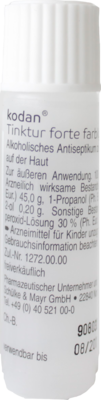 KODAN Tinktur forte farblos - 6ml - Wunddesinfektion