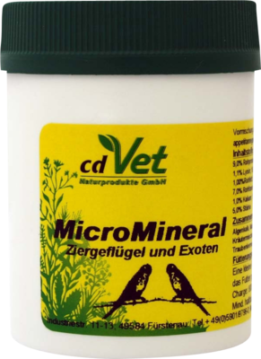 MICROMINERAL Tauben/Ziervögel - 60g - Haut & Gefieder