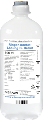 RINGER ACETAT Inf.-Lsg.Ecoflac plus - 10X500ml