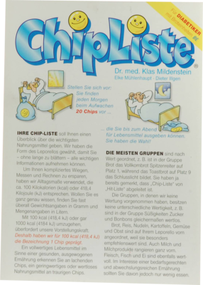 CHIPLISTE Leporello - 1St