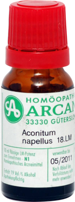 ACONITUM NAPELLUS LM 18 Dilution - 10ml