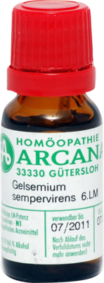 GELSEMIUM SEMPERVIRENS LM 6 Dilution - 10ml