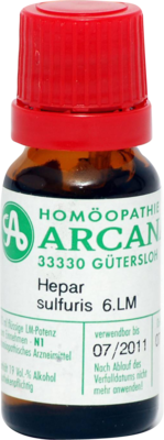 HEPAR SULFURIS LM 6 Dilution - 10ml
