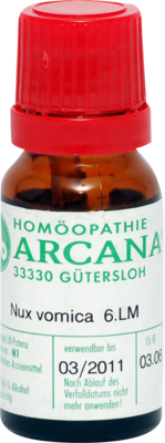 NUX VOMICA LM 6 Dilution - 10ml