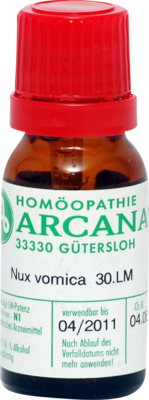 NUX VOMICA LM 30 Dilution - 10ml