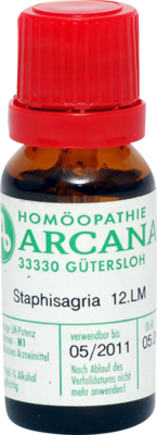 STAPHISAGRIA LM 12 Dilution - 10ml