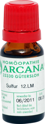 SULFUR LM 12 Dilution - 10ml