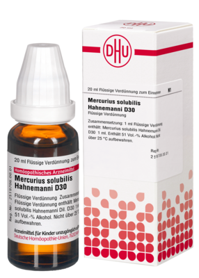 MERCURIUS SOLUBILIS Hahnemanni D 30 Dilution - 20ml