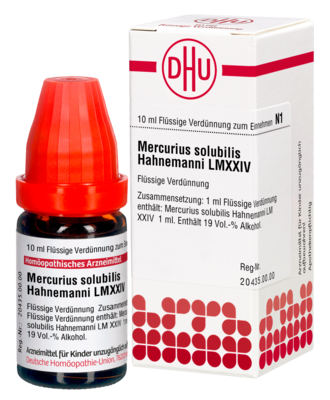 MERCURIUS SOLUBILIS Hahnemanni LM XXIV Dilution - 10ml