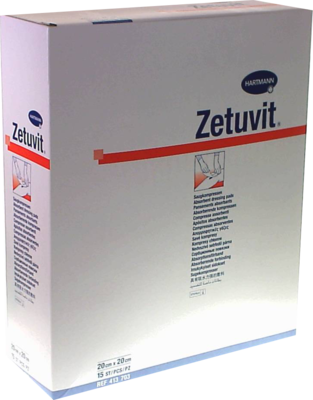 ZETUVIT Saugkompressen steril 20x20 cm - 15St