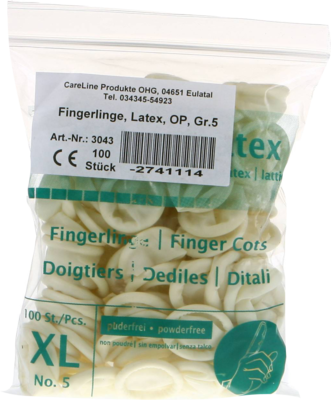 FINGERLING Latex OP Gr.5 - 100St