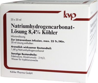 NATRIUMHYDROGENCARBONAT-Lösung 8,4% Köhler - 25X20ml