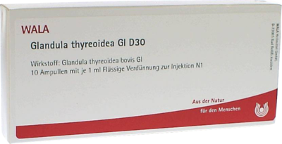 GLANDULA THYREOIDEA GL D 30 Ampullen - 10X1ml