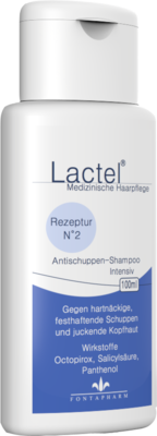 LACTEL Nr.2 Shampoo gegen festhaftende Schuppen - 100ml