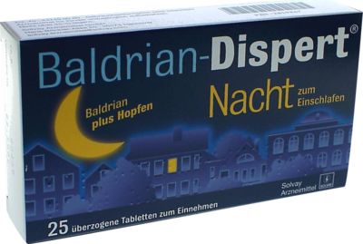 BALDRIAN DISPERT Nacht zum Einschlafen üb.Tabl. - 25St - Unruhe & Schlafstörungen