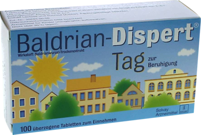 BALDRIAN DISPERT Tag überzogene Tabletten - 100St - Unruhe & Schlafstörungen
