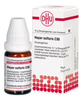 HEPAR SULFURIS C 30 Globuli - 10g - Einzelmittel