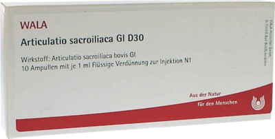 ARTICULATIO sacroiliaca GL D 30 Ampullen - 10X1ml