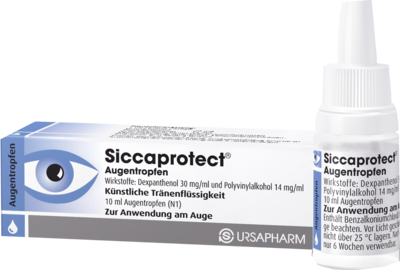 SICCAPROTECT Augentropfen - 10ml - gereizte Augen