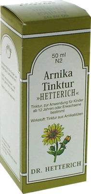 ARNIKATINKTUR Hetterich - 100ml - Gelenk-, Kreuz- & Rückenschmerzen, Sportverletzungen