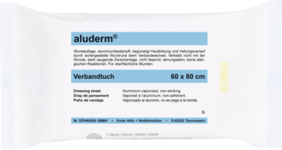 ALUDERM Verbandtuch 60x80 cm - 1St