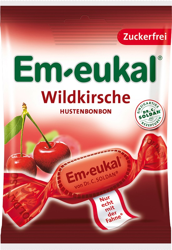EM-EUKAL Bonbons Wildkirsche zuckerfrei