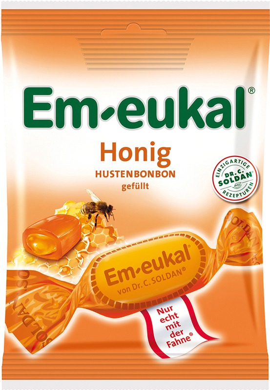 EM-EUKAL Bonbons Honig gefüllt zuckerhaltig