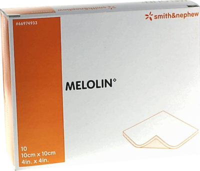 MELOLIN 10x10 cm Wundauflagen steril - 10St