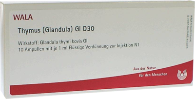 THYMUS GLANDULA GL D 30 Ampullen - 10X1ml