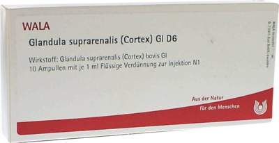 GLANDULA SUPRARENALES cortex GL D 6 Ampullen - 10X1ml