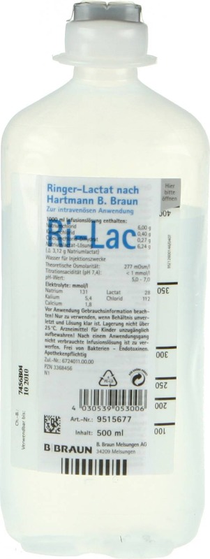 RINGER LACTAT n.Hartm.B.Braun Ecofl.Plus Inf.-Lsg.