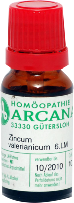 ZINCUM VALERIANICUM LM 6 Dilution - 10ml