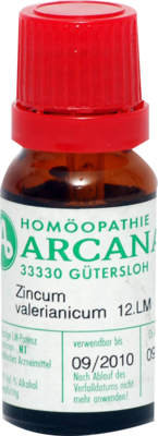 ZINCUM VALERIANICUM LM 12 Dilution - 10ml