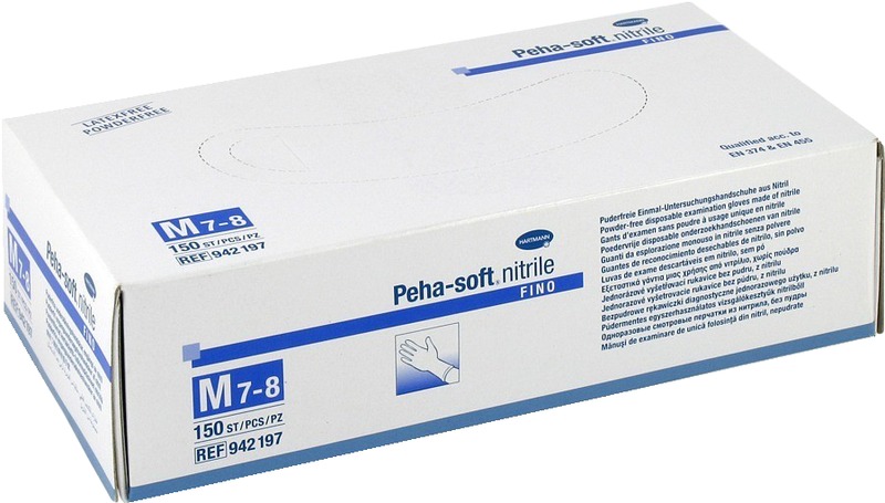 PEHA-SOFT nitrile fino Unt.Hands.unsteril pf M