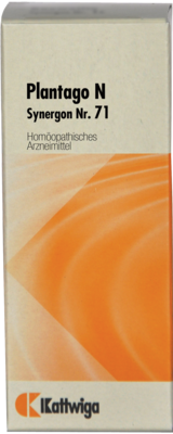 SYNERGON KOMPLEX 71 Plantago N Tropfen - 50ml