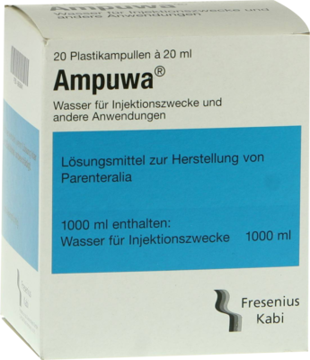 AMPUWA Plastikampullen Injektions-/Infusionslsg. - 20X20ml