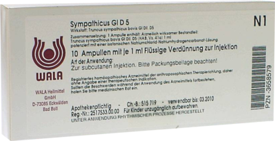 SYMPATHICUS GL D 5 Ampullen - 10X1ml