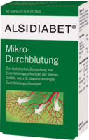 ALSIDIABET Diabetiker Mikro Durchblutung Kapseln - 60St - Diabetikernahrungsergänzung